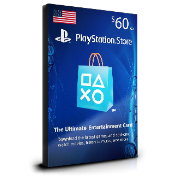 PlayStation Card $60 USA